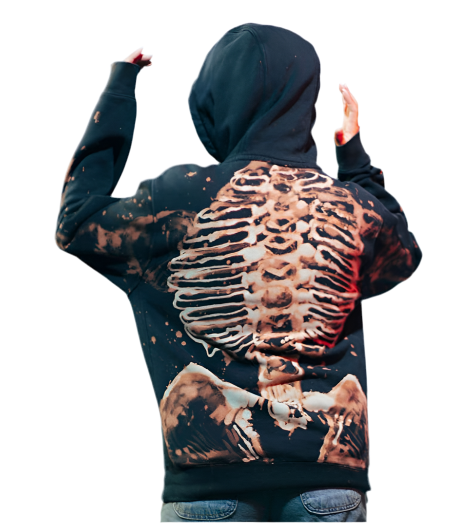 Bleached hoodie